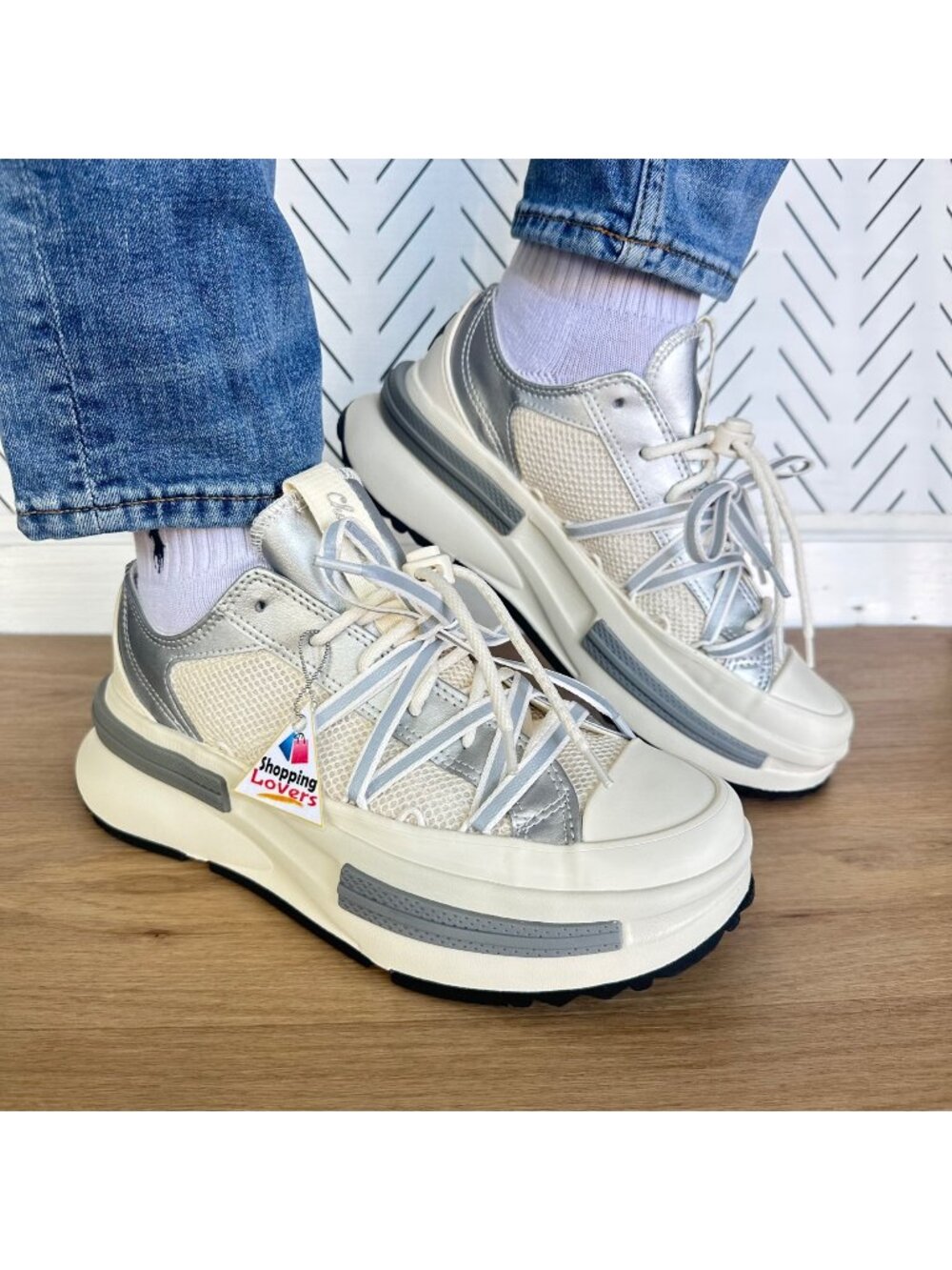 ❤️Converse Run Star Legacy CX Metallic Pack Platform 12.5 Women's Shoes A15185C